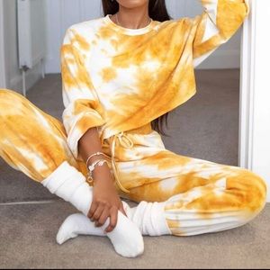 Shein tie dye track suit